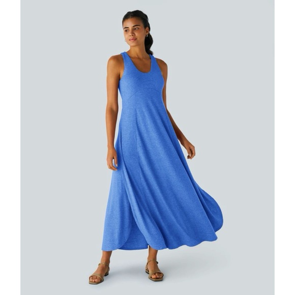 HALARA Powder Blue Athletic Maxi Dress - Picture 3 of 9